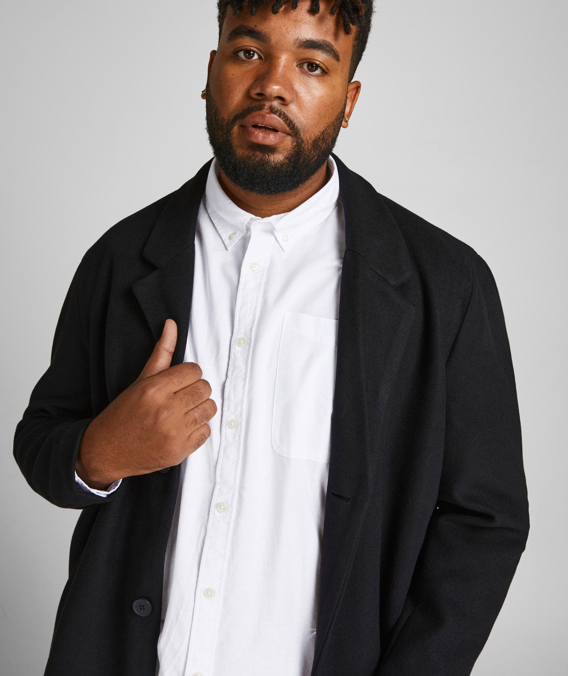 Jack & Jones JJEOXFORD Plus Size Regular Fit shirt, White, large image number 5