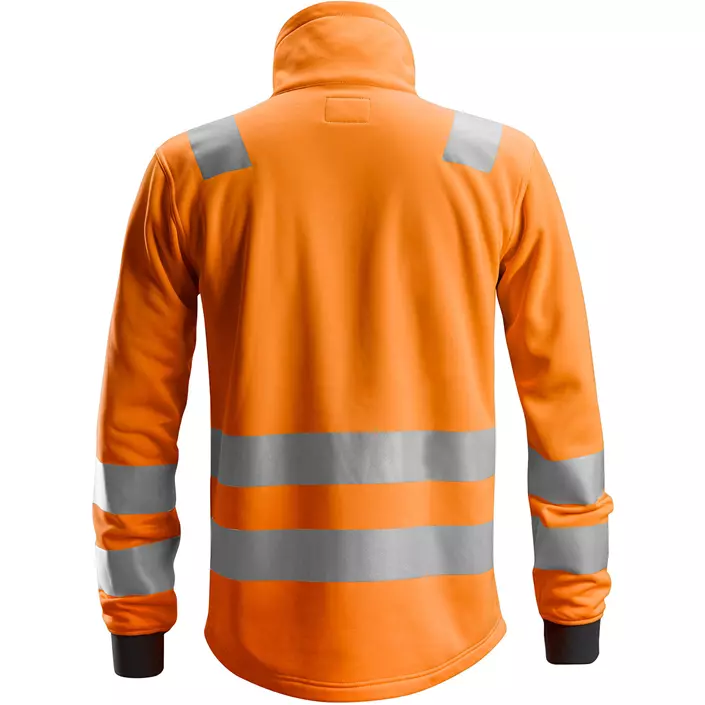 Snickers AllroundWork fleece jacket 8036, Hi-vis Orange, large image number 2