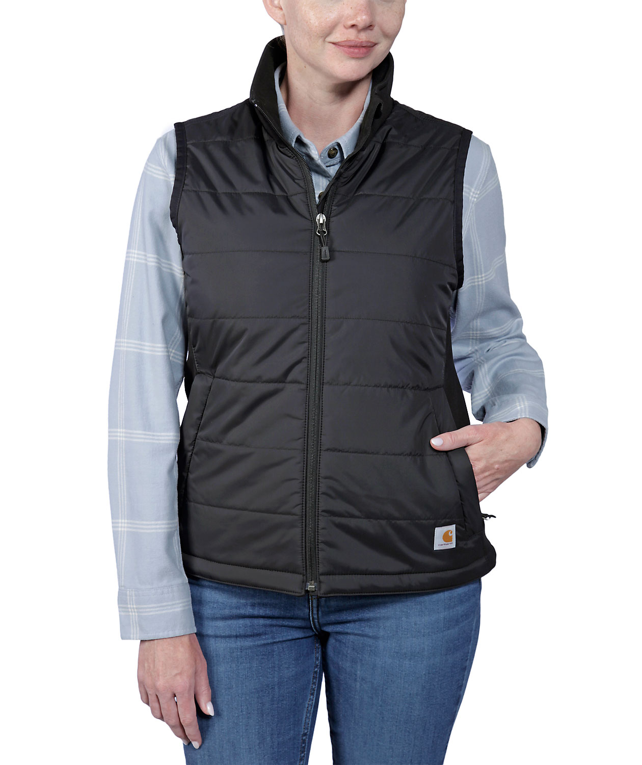 Carhartt vadderad v&auml;st dam, Black