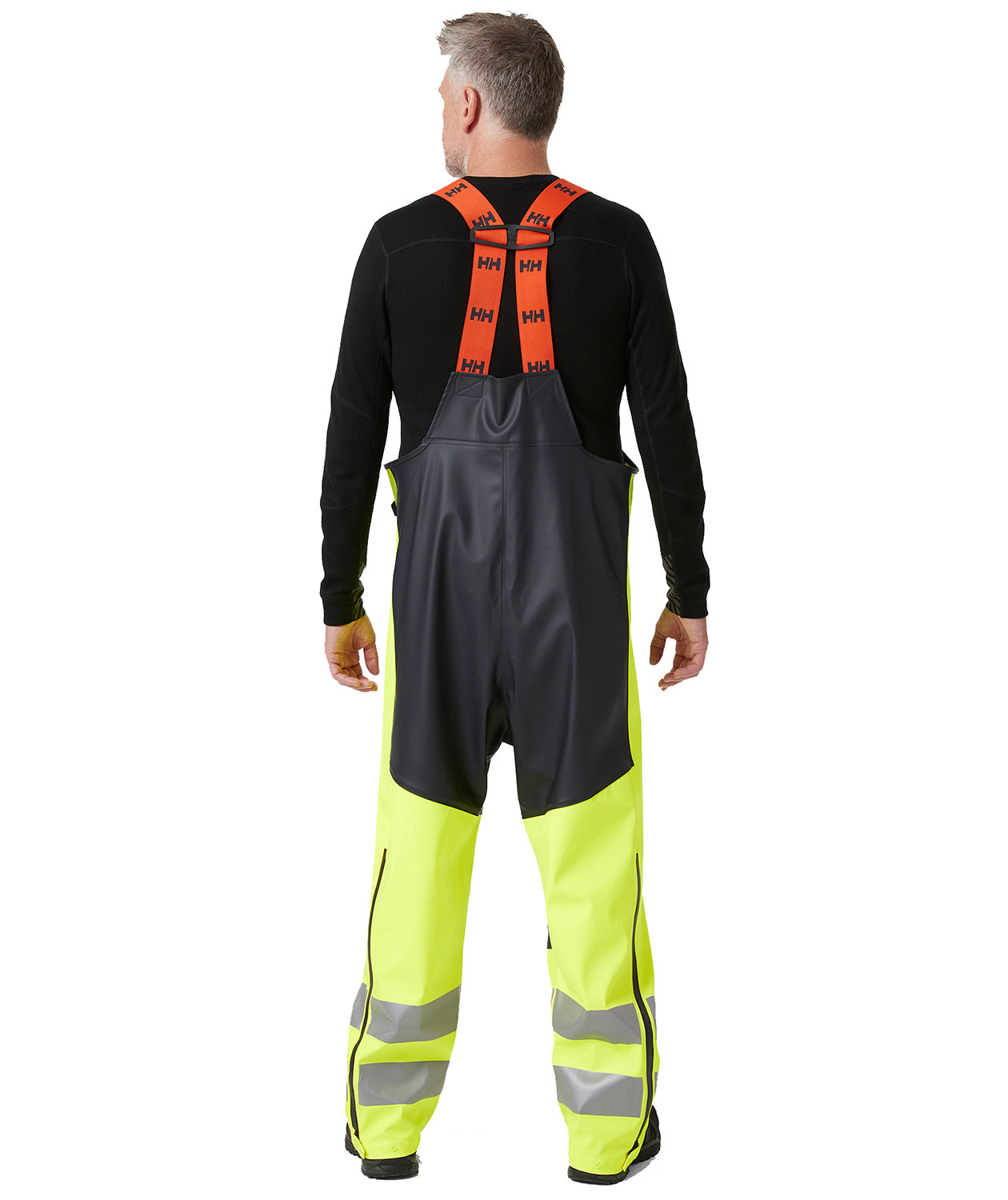 Helly Hansen Alna 2.0 regnoveralls, Ebony/Hi-Vis Gul, large image number 2