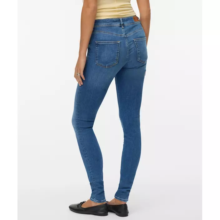 Vero Moda VMLUX Slim Fit Jeans, Medium Blue Denim, large image number 3