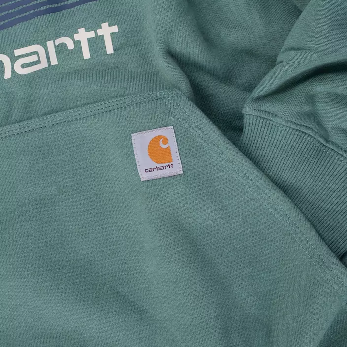 Carhartt Logo hoodie, Slate Green, large image number 4