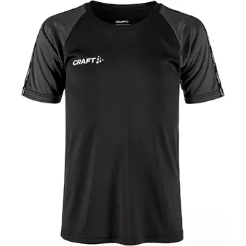 Craft Squad 2.0 Contrast T-shirt till barn, Black/Granite