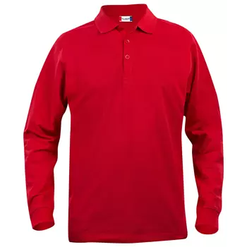 Clique Classic Lincoln long-sleeved polo, Red