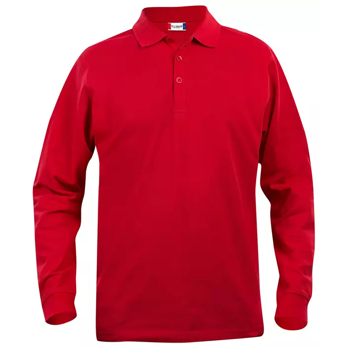 Clique Classic Lincoln Polo-Langarmshirt, Rot, large image number 0
