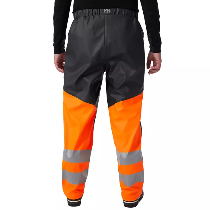 Helly Hansen Alna 2.0 rain trousers, Ebony/Hi-Vis Orange, large image number 2