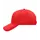 Myrtle Beach Unbrushed 5 panel cap, Red, Red, swatch