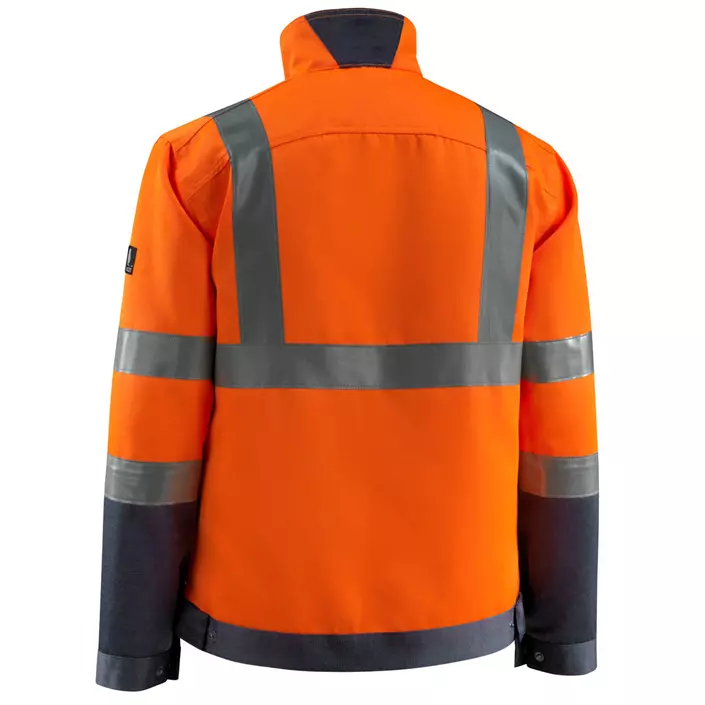 Mascot Safe Light Forster work jacket, Hi-Vis Orange/Dark Marine, large image number 2