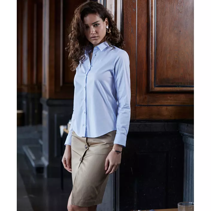 Tee Jays Stretch Luxus Damenhemd, Hellblau, large image number 1