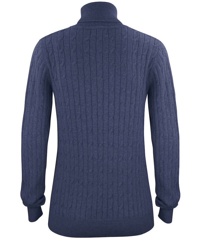 Cutter & Buck Blakely women's turtleneck, Navy melange