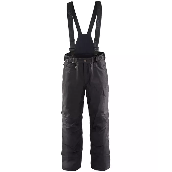 Blåkläder Winter trousers w. braces X1810, Black, large image number 0