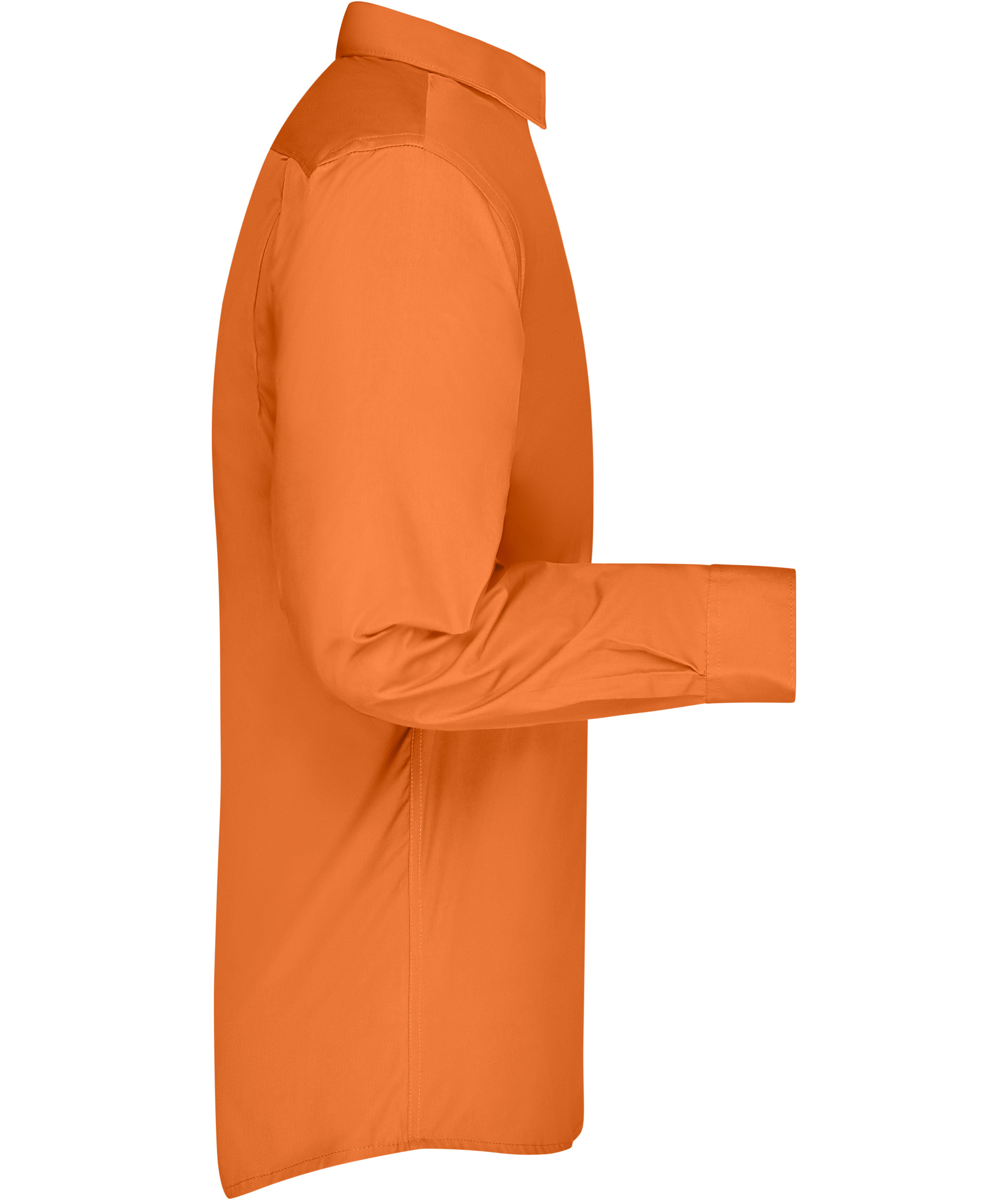 James & Nicholson modern fit  skjorte, Oransje, large image number 2