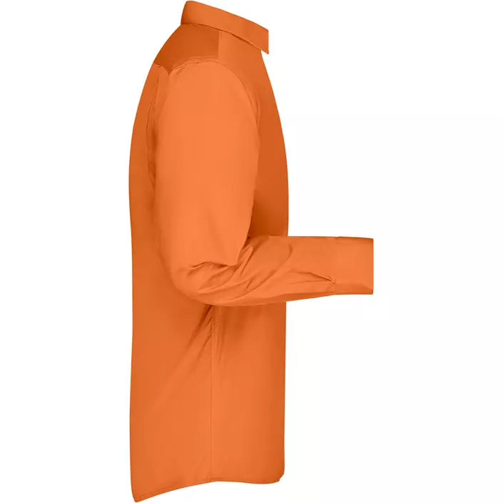 James & Nicholson modern fit skjorte, Orange, large image number 2