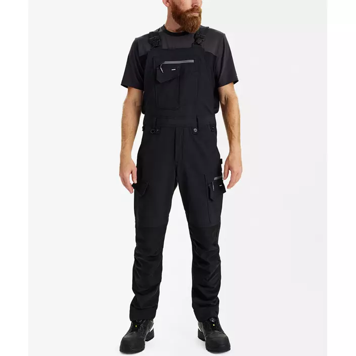 Engel Entire overalls full stretch, Black/Anthracite Grey, large image number 1