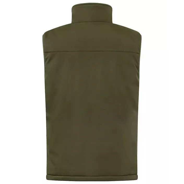 Clique lined softshell vest, Fog Green, large image number 1