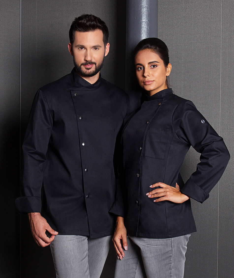 Karlowsky Larissa women's chef's jacket, Black, large image number 2