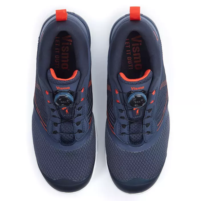 Vismo EN13B safety shoes S1P, Blue/Red, large image number 5