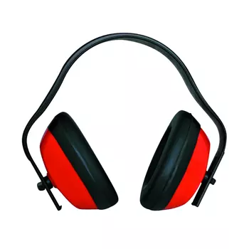 OX-ON Hobby Basic hörselkåpor, Svart/Röd