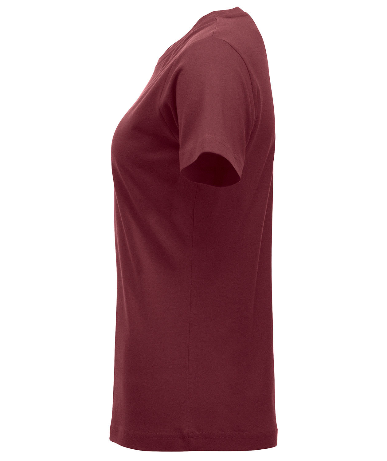 Clique New Classic dame T-skjorte, Bordeaux, large image number 1