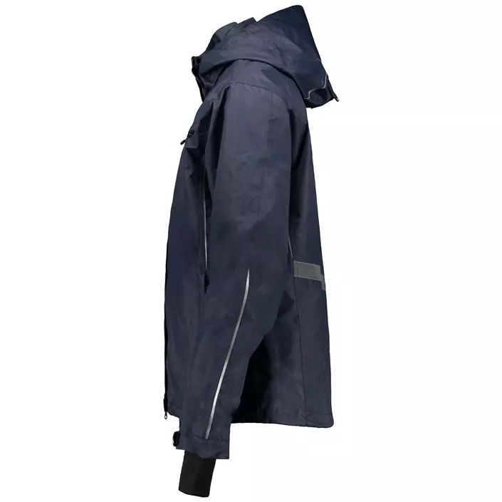 Pitch Stone Active-Pro Zip-in regnjakke, Navy, large image number 5