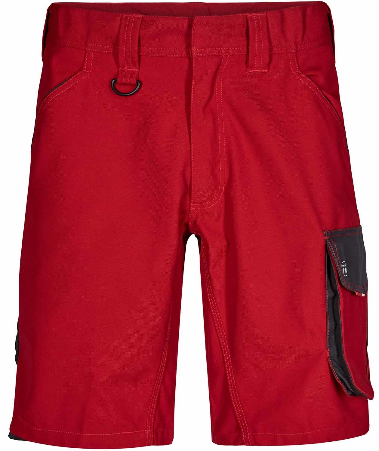 Engel Galaxy arbejdsshorts, Tomato Red/Antracitgr&aring;, large image number 0