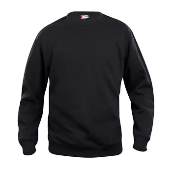 Clique Basic Roundneck collegetröja/sweatshirt, Svart