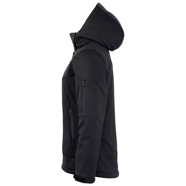 Clique Grayland women's softshell jacket, Black, large image number 2