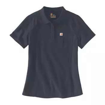 Carhartt dame Polo T-Shirt, Navy