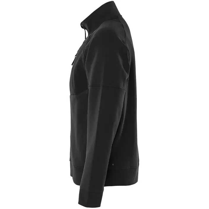 Fristads women's sweatshirt with zipper 7832 GKI, Black, large image number 4