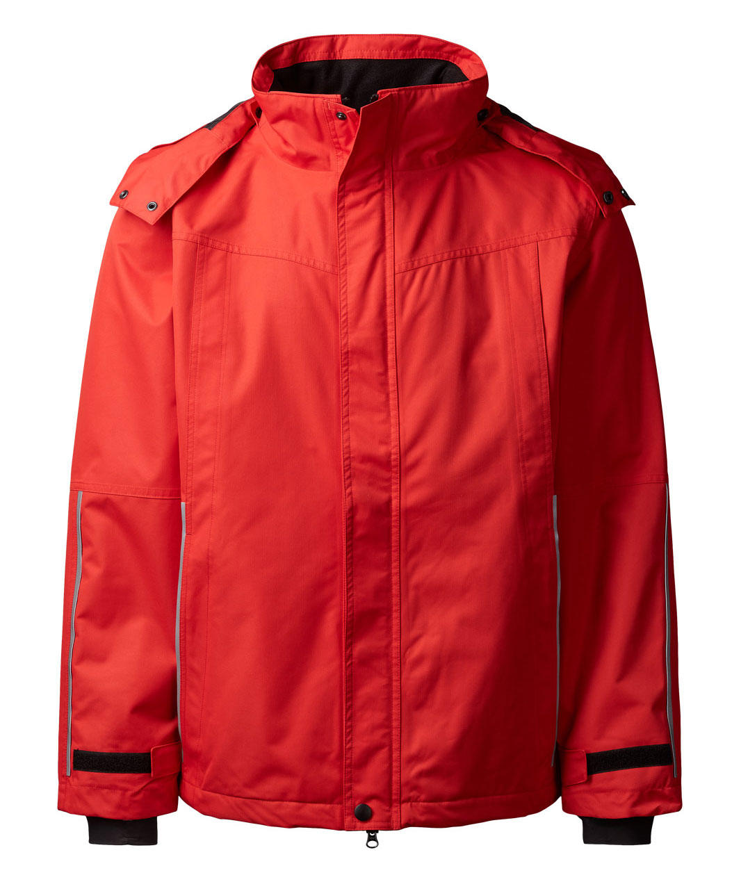 Xplor Care Zip-in skaljakke med aftagelig h&aelig;tte, R&oslash;d, R&oslash;d, swatch