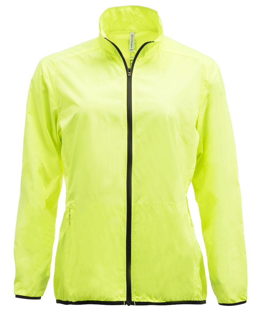 Cutter Buck La Push women s rain jacket Neon Yellow