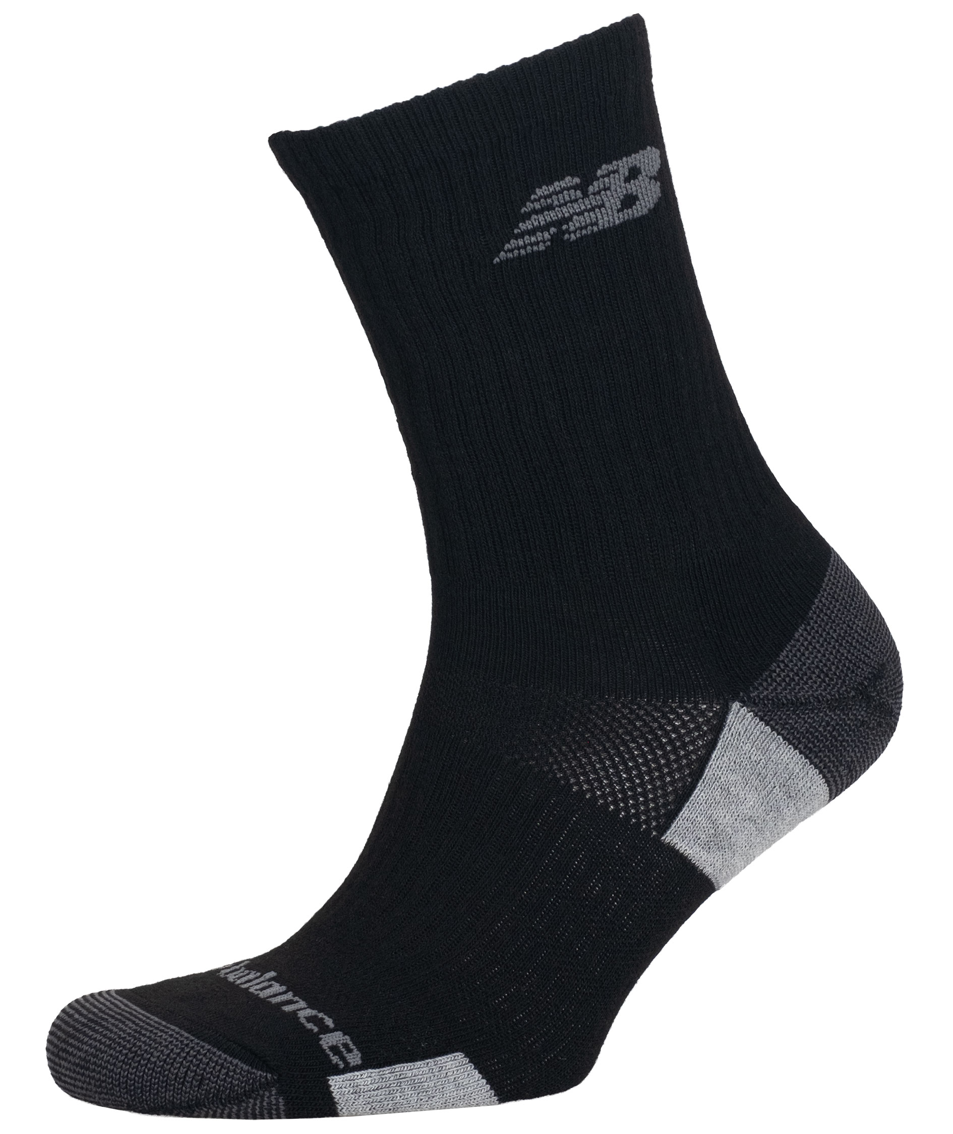 New Balance Crew  3-pack socks, Black, large image number 0