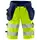 Fristads craftsman shorts 2509 PLU, Hi-Vis yellow/marine, Hi-Vis yellow/marine, swatch