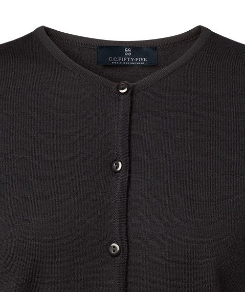 CC55 Copenhagen dame strikcardigan, Sort, large image number 1