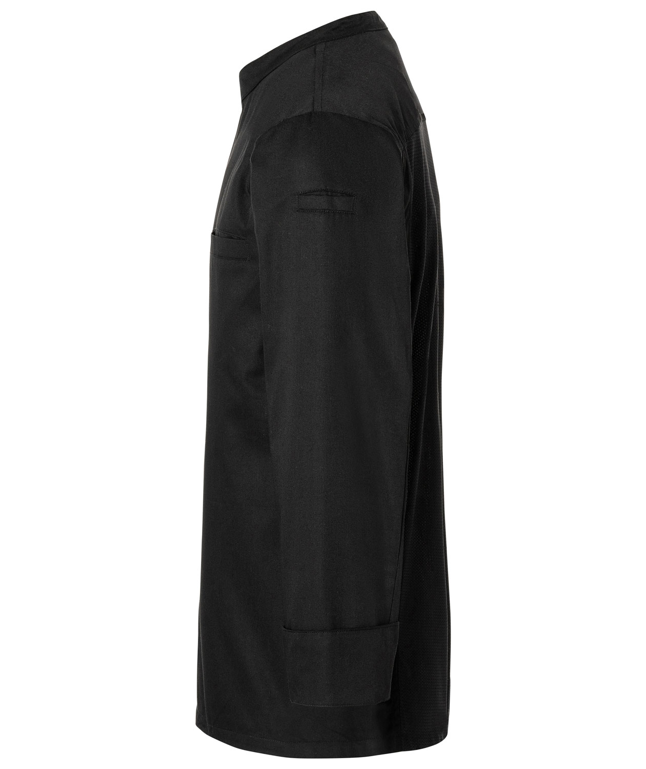 Karlowsky Basic long-sleeved chefs t-shirt, Black, large image number 3