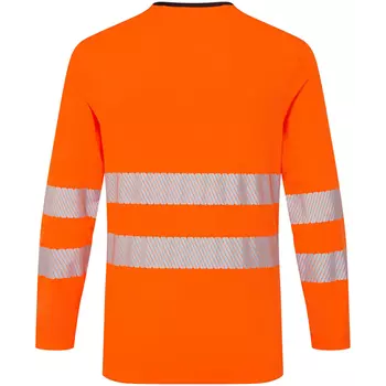 Portwest PW3 long-sleeved T-shirt, Hi-Vis Orange/Black