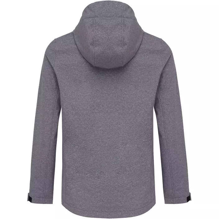 Iqoniq Makalu dame softshelljakke, Vulcano Heather Grey, large image number 2