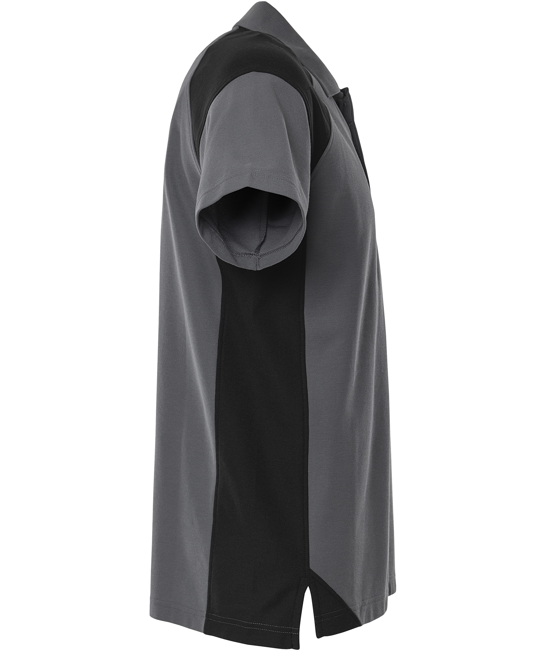 Fristads Heavy polo T-shirt 7047 GPM, Grey/Black, large image number 2