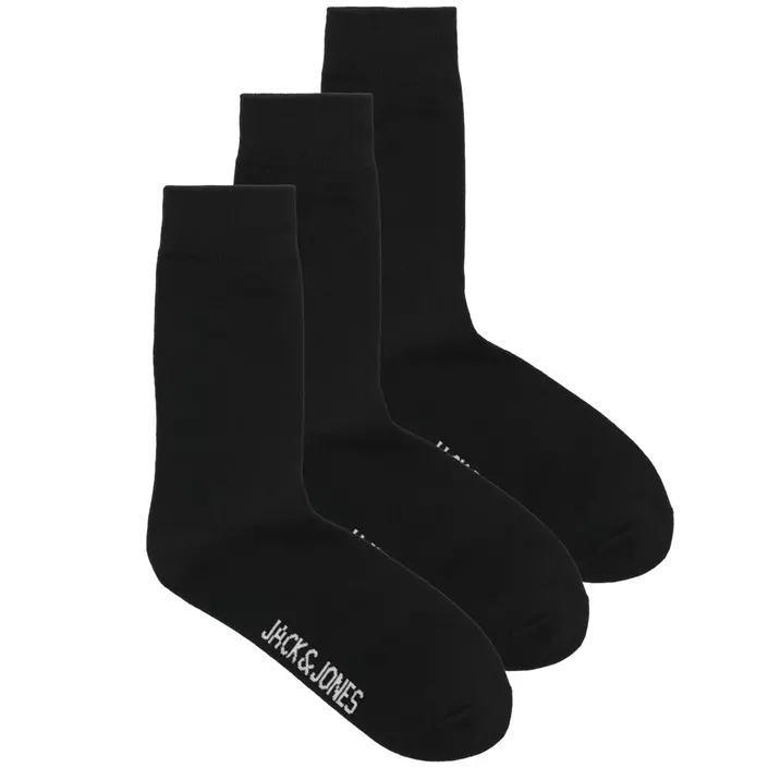 Jack & Jones JACRAFAEL3-pack socks, Black, Black, large image number 0