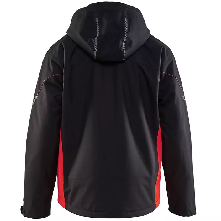 Blåkläder Unite winter jacket, Black/Red, large image number 2