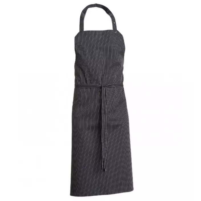 Nybo Workwear bib apron, Black/White, Black/White, large image number 0
