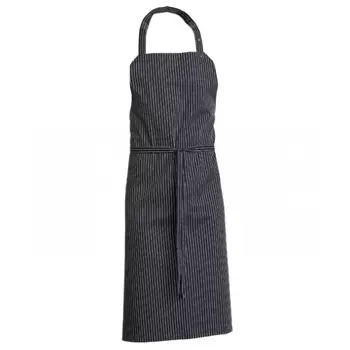 Nybo Workwear bib apron, Black/White