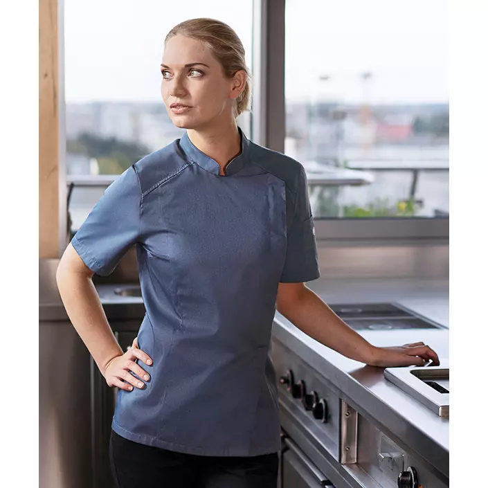 Karlowsky Modern-Look short sleeved chefs jacket, Anthracite, large image number 1