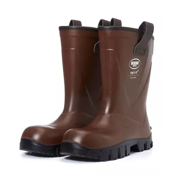 Bekina RigliteX safety rubber boots S5, Brown