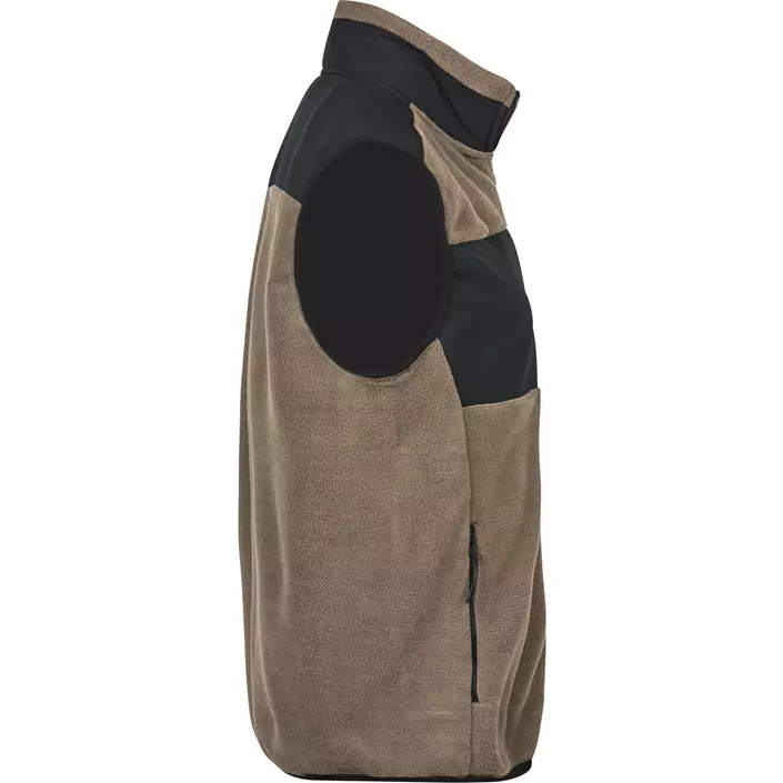 Tee Jays mountain fleece vest, Clay/black, large image number 3