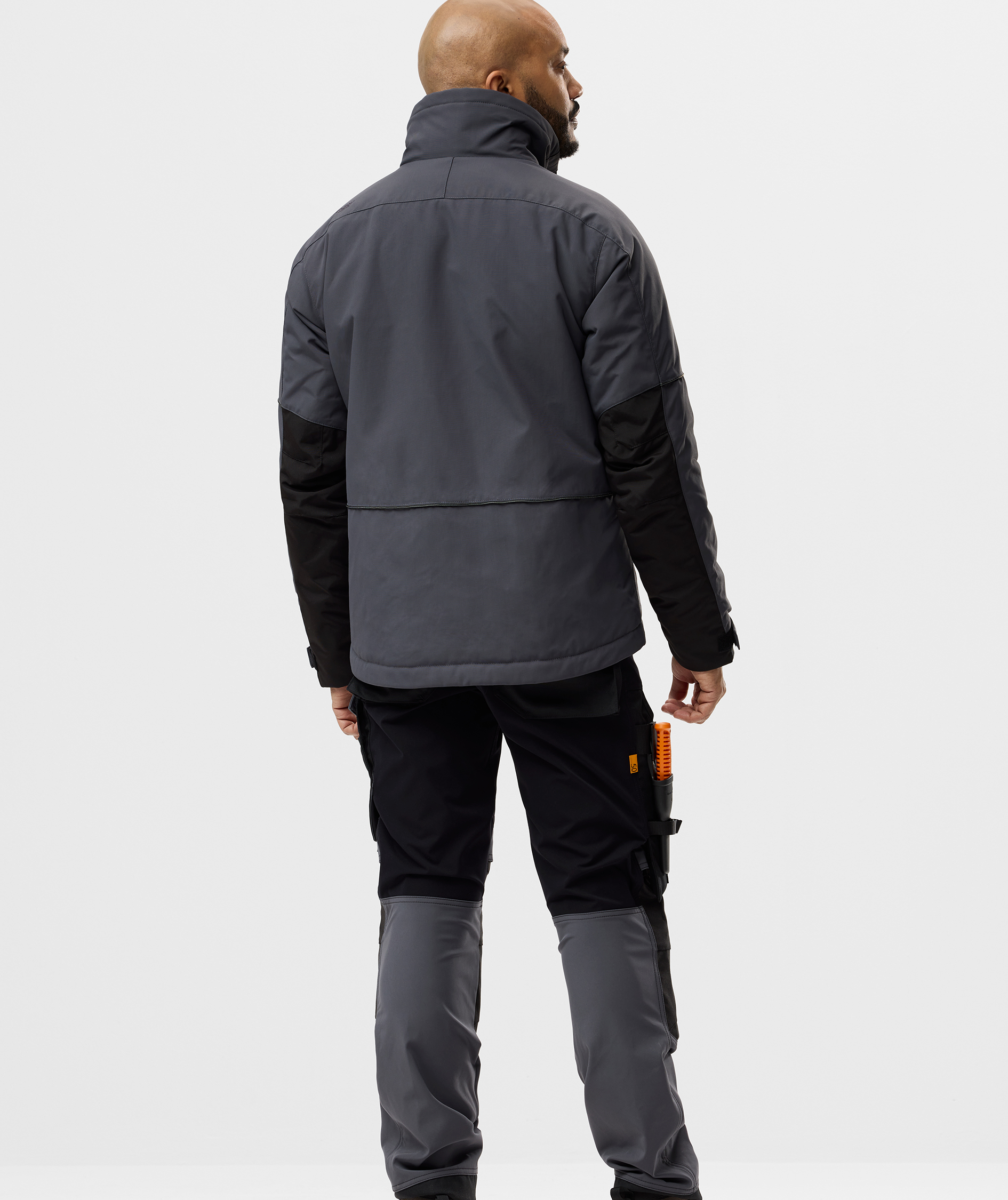 Snickers AllroundWork winter jacket 1158, Steel Grey/Black, large image number 3