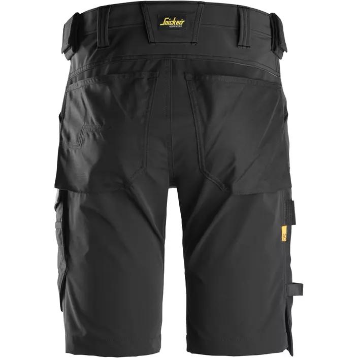 Snickers AllroundWork arbejdsshorts 6173, Black/Black, large image number 1