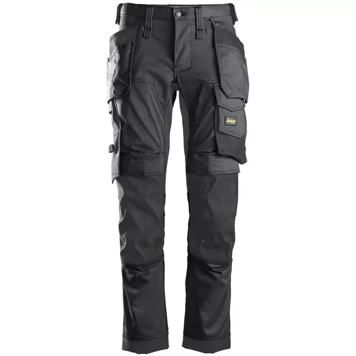 Snickers AllroundWork craftsman trousers 6241, Steel Grey/Black, large image number 0
