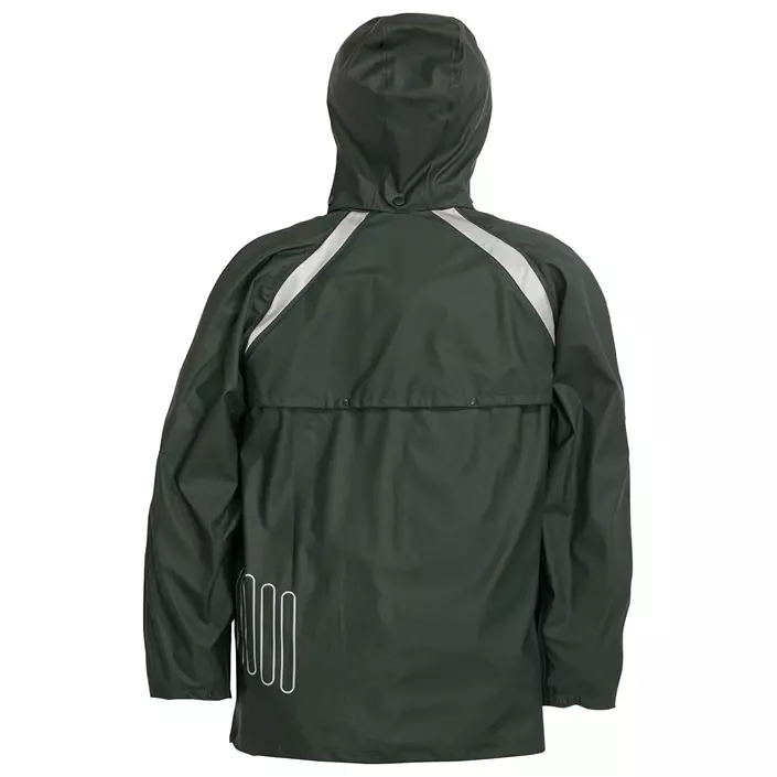Fristads Match Rain jacket, Green, large image number 1