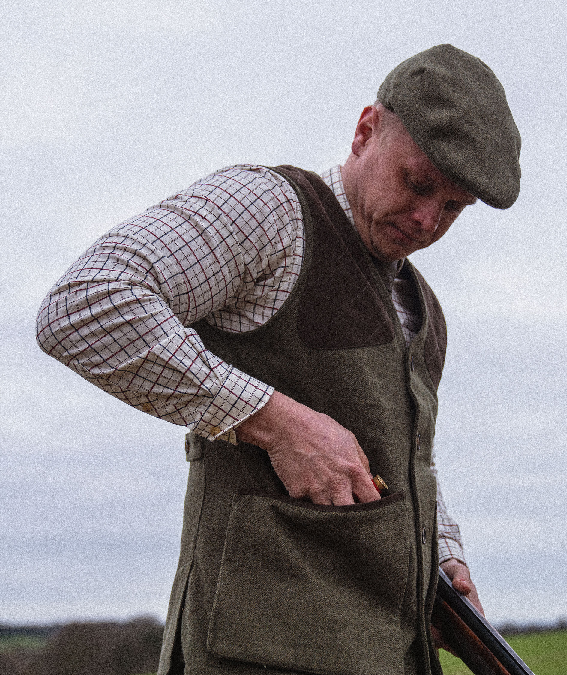 Seeland Hillside v&auml;st med ull, Moss green